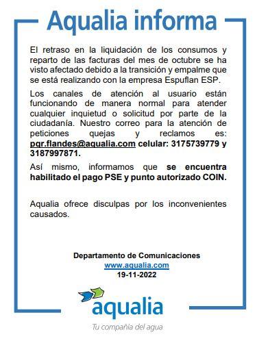 Retraso en entrega de facturas a usuarios de Flandes